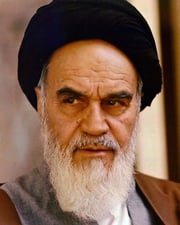 Supreme Leader of Iran Ayatollah Khomeini