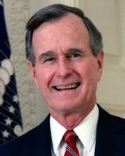 US President George H. W. Bush