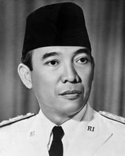 1st President of Indonesia Sukarno