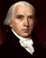 4th US President James Madison